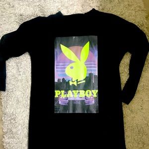 Misguided X Playboy T-shirt Dress